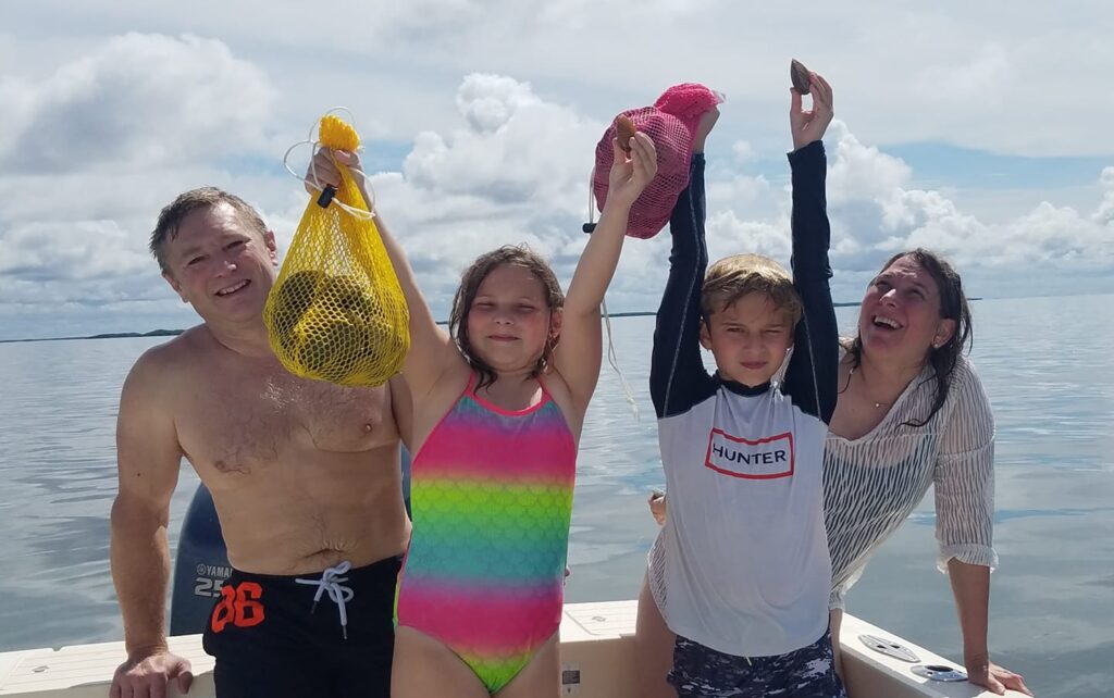 Family Scallop Fishing Charter Crystal River Florida